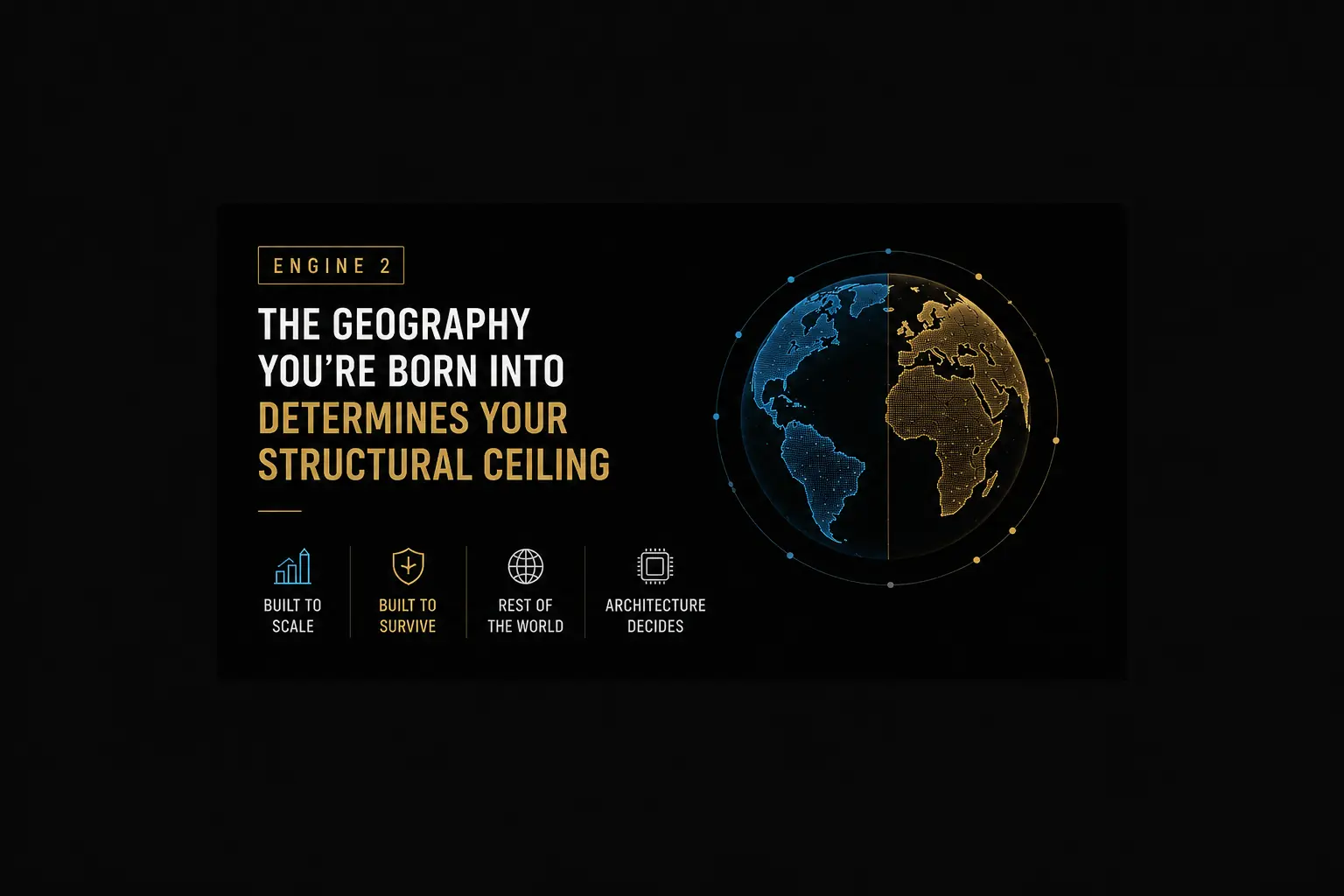 The Geography You're Born Into Determines Your Structural Ceiling